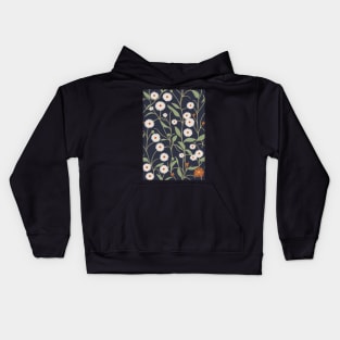 Beautiful Stylized White Flowers, for all those who love nature #209 Kids Hoodie